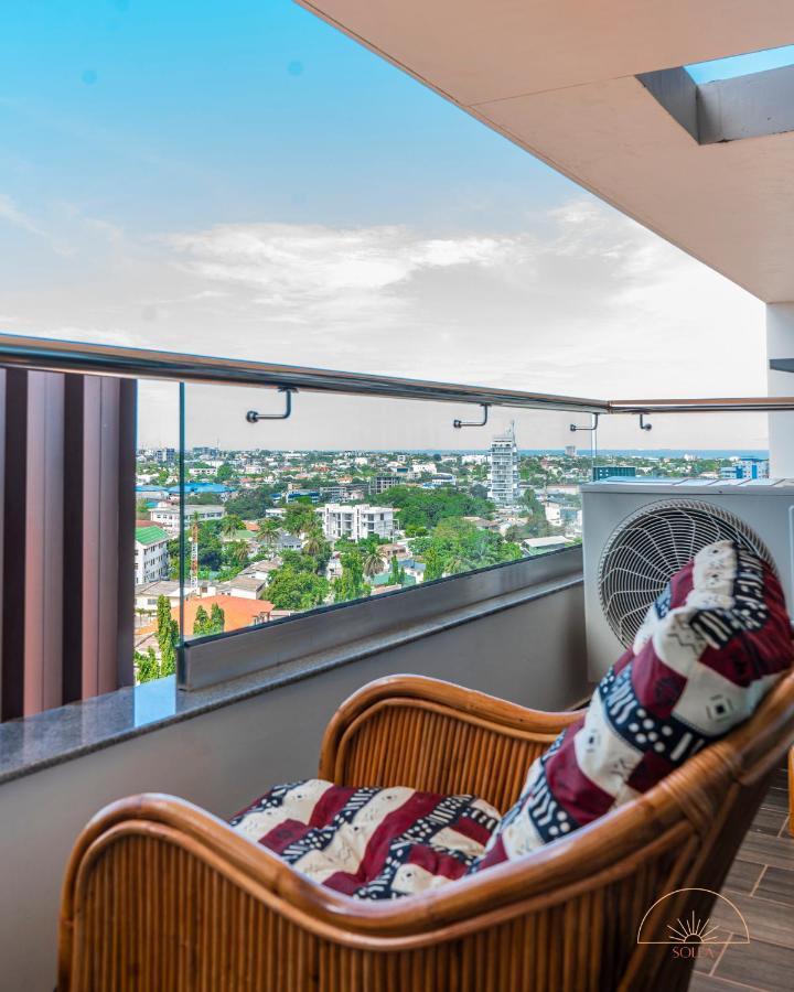 Solea 1 Bedroom Apartment - Central, Comfortable, Cozy, Balcony, Pool, Gym Accra Exterior foto